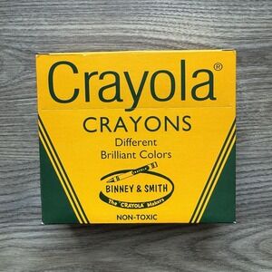 Vintage 2003 Crayola 64 Crayons Box + Sharpener Binney & Smith NEW